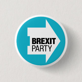 Brexit-Party Verlassen bedeutet Verlassen Brexit b Button