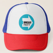 Brexit Party verlassen Durchschnitte, Brexit Truckerkappe (Vorderseite)