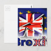 Brexit Postkarte (Vorne/Hinten)