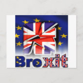 Brexit Postkarte (Vorderseite)