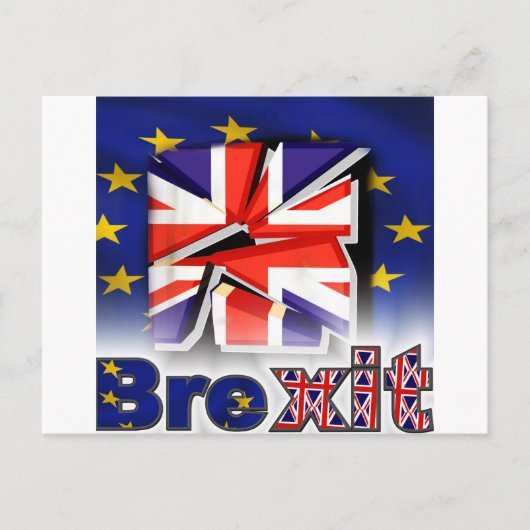 Brexit Postkarte (Vorderseite)