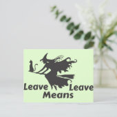 Brexit Postkarte (Stehend Vorderseite)