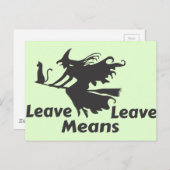 Brexit Postkarte (Vorne/Hinten)