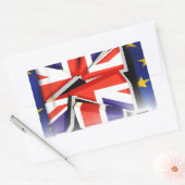 Brexit Rechteckiger Aufkleber (Umschlag)