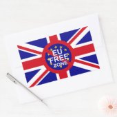 Brexit Rechteckiger Aufkleber (Umschlag)