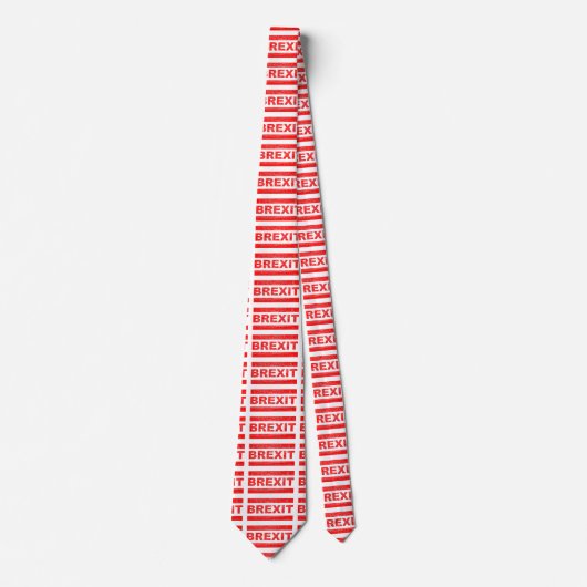 Brexit-Rote Briefmarke Krawatte (Vorderseite)