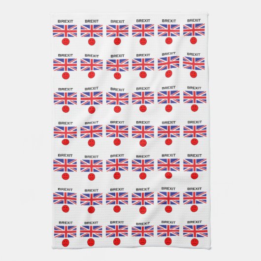 Brexit - so traurig geschirrtuch (Vertikal)