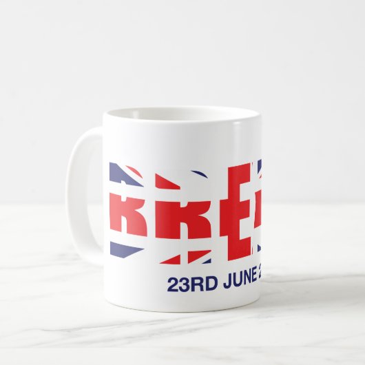 BREXIT TASSE (Vorderseite Links)