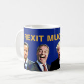 BREXIT TASSEN-SCHÜSSE, Spaß Brexit Kaffeetasse (Vorderseite Links)