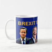BREXIT TASSEN-SCHÜSSE, Spaß Brexit Kaffeetasse (Links)