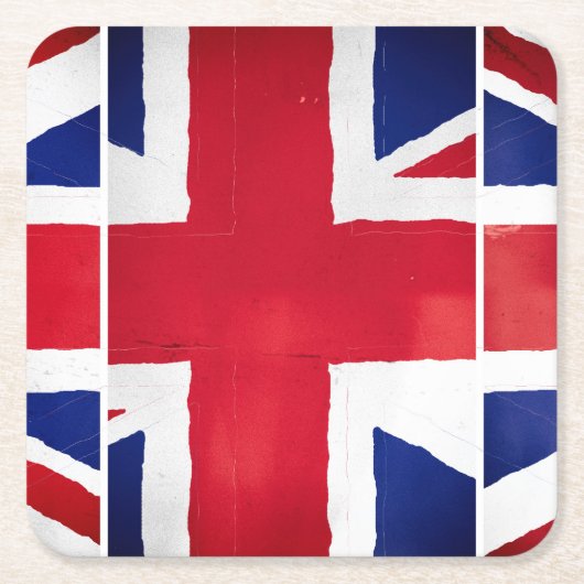Brexit UK Rechteckiger Pappuntersetzer (Vorderseite)