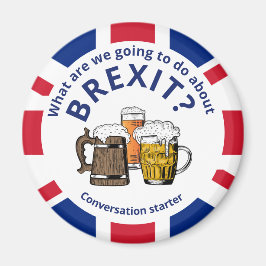 BREXIT Union Jack Conversation Starter "Kühlschran Magnet
