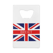 BREXIT UNION JACK - HOCHWERTIGES BILD GELDBEUTEL FLASCHENÖFFNER (Rückseite)