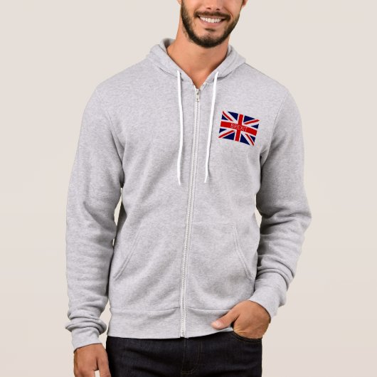 BREXIT UNION JACK - HOCHWERTIGES BILD HOODIE (Vorderseite)