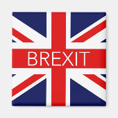 BREXIT UNION JACK - HOCHWERTIGES BILD MAGNET (Vorne)