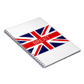 BREXIT UNION JACK - HOCHWERTIGES BILD NOTIZBLOCK (Rechte Seite)