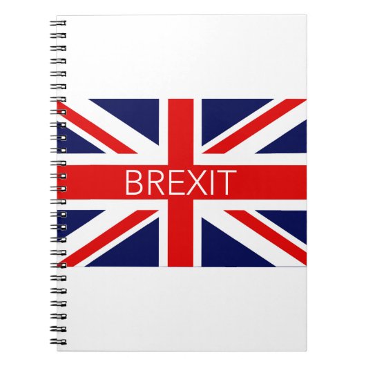 BREXIT UNION JACK - HOCHWERTIGES BILD NOTIZBLOCK (Vorderseite)