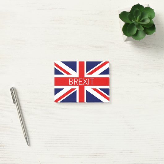 BREXIT UNION JACK - HOCHWERTIGES BILD POST-IT KLEBEZETTEL (Büro)