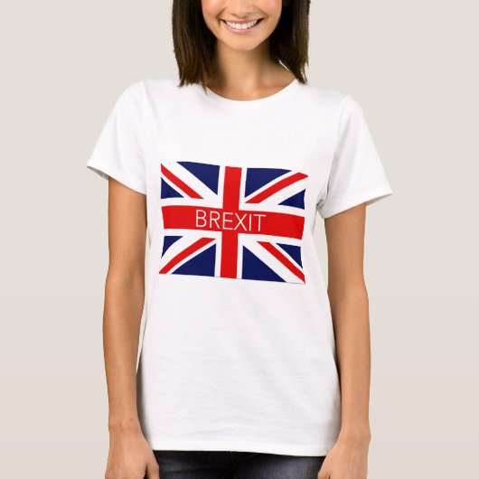 BREXIT UNION JACK - HOCHWERTIGES BILD T-Shirt (Vorderseite)