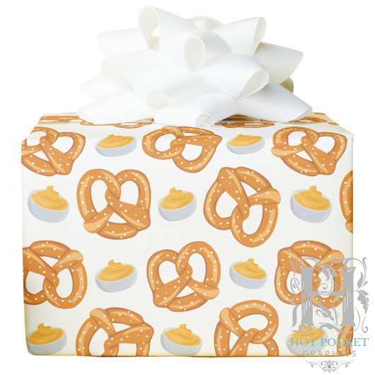 Brezel- & Käse-Geschenkpapier Geschenkpapier