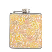 Brezel-Muster Flachmann (Vorderseite)