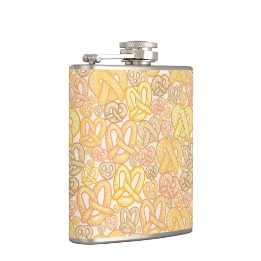 Brezel-Muster Flachmann (Rechts)