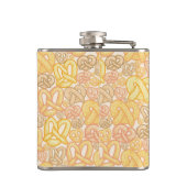 Brezel-Muster Flachmann (Rückseite)