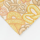 Brezel-Muster Fleecedecke (Ecke)