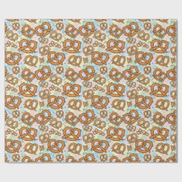 Brezel-Muster Geschenkpapier