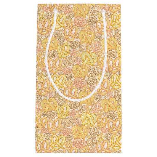 Brezel-Muster Kleine Geschenktüte (Vorderseite)