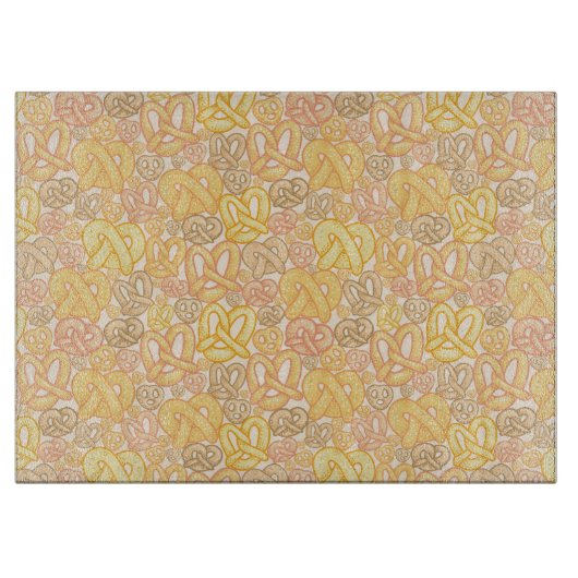 Brezel-Muster Schneidebrett (Vorderseite)