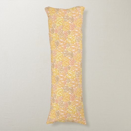 Brezel-Muster Seitenschläferkissen (Vorderseite Vertikal)