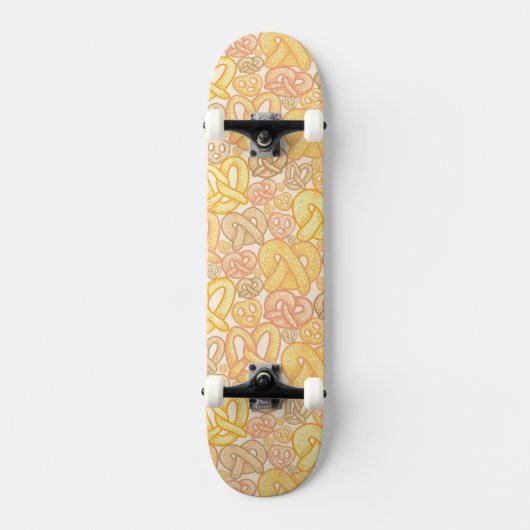 Brezel-Muster Skateboard (Vorderseite)