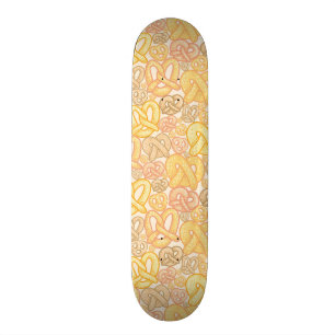 Brezel-Muster Skateboard