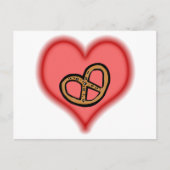 Brezel Postkarte (Vorderseite)