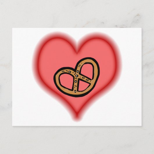 Brezel Postkarte (Vorderseite)