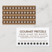 Brezel-Streifen Treuekarte (Vorne/Hinten)