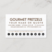 Brezel-Streifen Treuekarte (Rückseite)