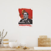 Brezhnev Poster (Küche)