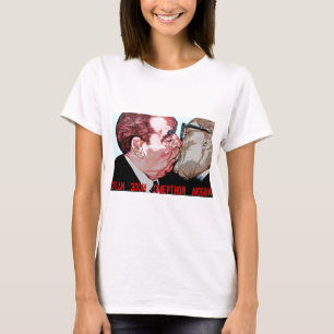 Brezhnev- u. Honecker-Kuss, Ostseiten-Galerie, T-Shirt