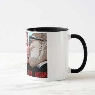 Brezhnev- u. Honecker-Kuss, Ostseiten-Galerie, Tasse