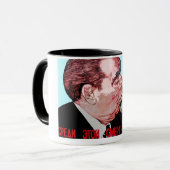 Brezhnev- u. Honecker-Kuss, Ostseiten-Galerie, Tasse (Vorderseite Links)