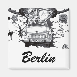 Brezhnev u. Honecker, Ostseiten-Galerie, Berliner Magnet