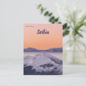 Brezovica Serbien Postkarte (Stehend Vorderseite)