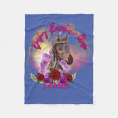 BRHM GLAMEROUS GLITZER FLEECEDECKE (Vorderseite)