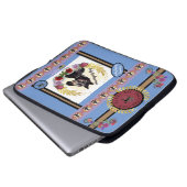 Brhm Otto Club, schöne Babyracehorse mare desi Laptopschutzhülle (Vorne Knopf)