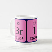 Briac Periodenname Tasse (Vorderseite Links)