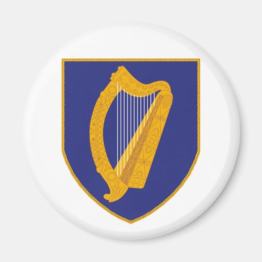 Brian-Boru-Harfe - Symbol Irlands Magnet (Vorne)