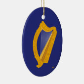 Brian Boru Harp Keramikornament (Rechts)