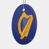 Brian Boru Harp Keramikornament (Links)